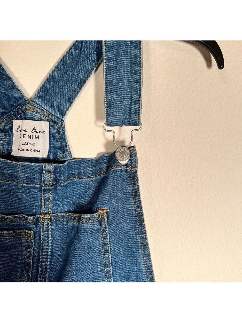 Love Tree Denim Short Overalls - Picture 8 of 16